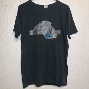 Vintage 70s Doobie Brothers On The Road 78' Double Sided Concert Shirt L
